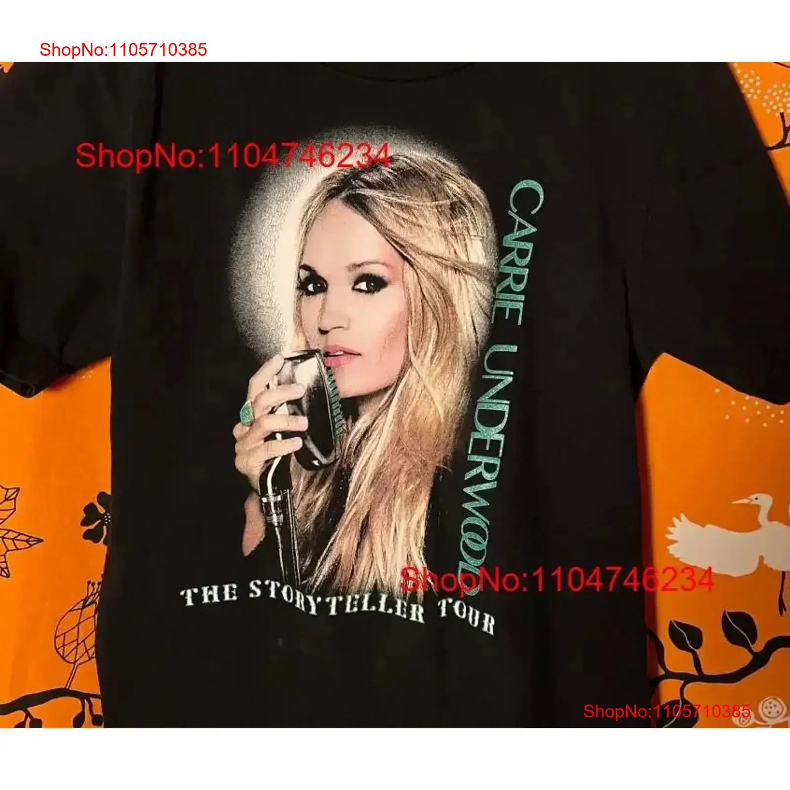 Thrift Vintage Fashion Usa - Koszulka Carrie Underwood Unikatowa Używana Country