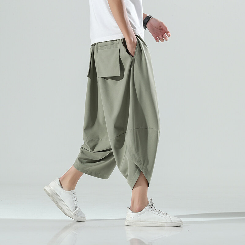 Retro Track Pant - Męskie spodnie haremki w chińskim stylu