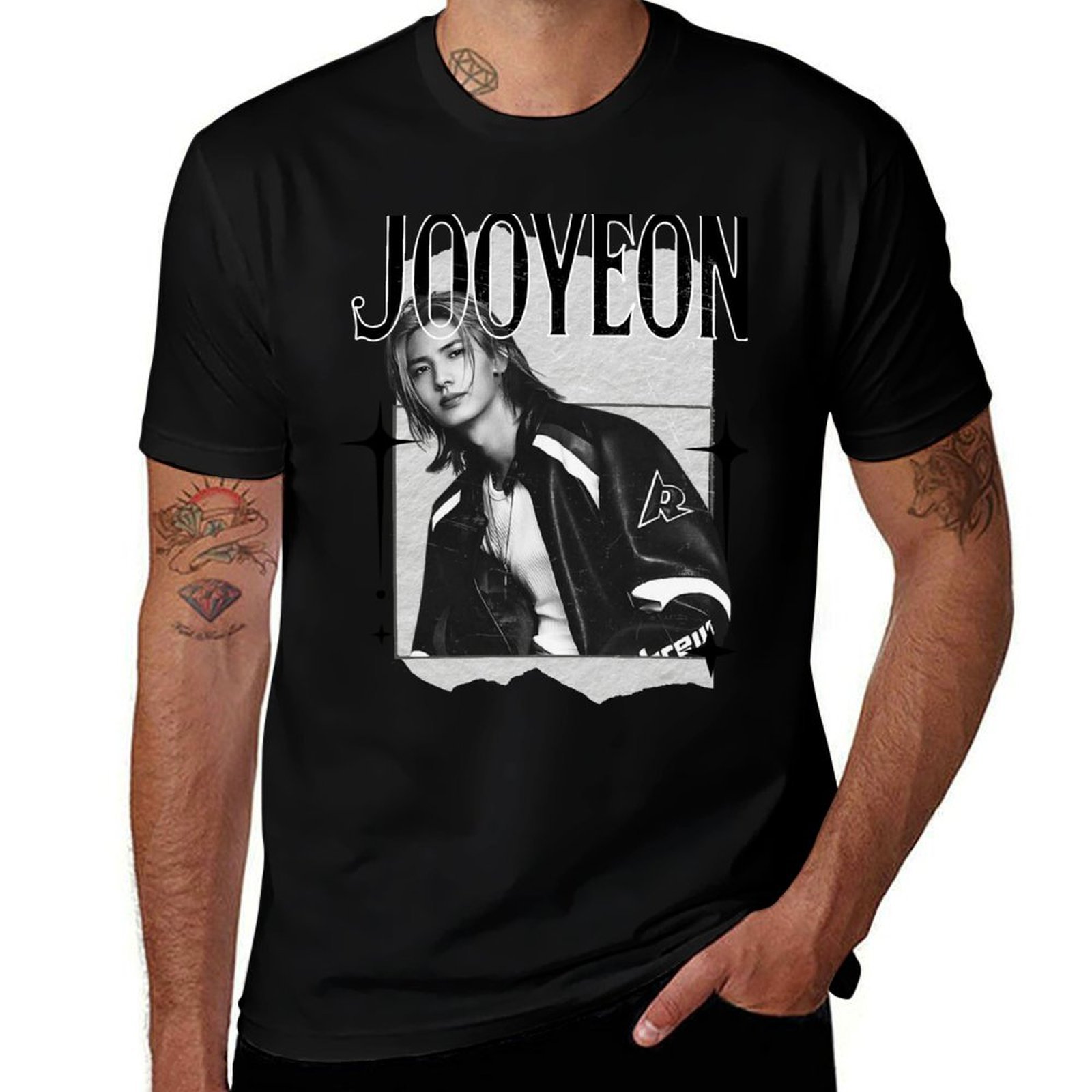 Vintage Fashion Collage - Jooyeon Xdinary Heroes Kpop Boy Band