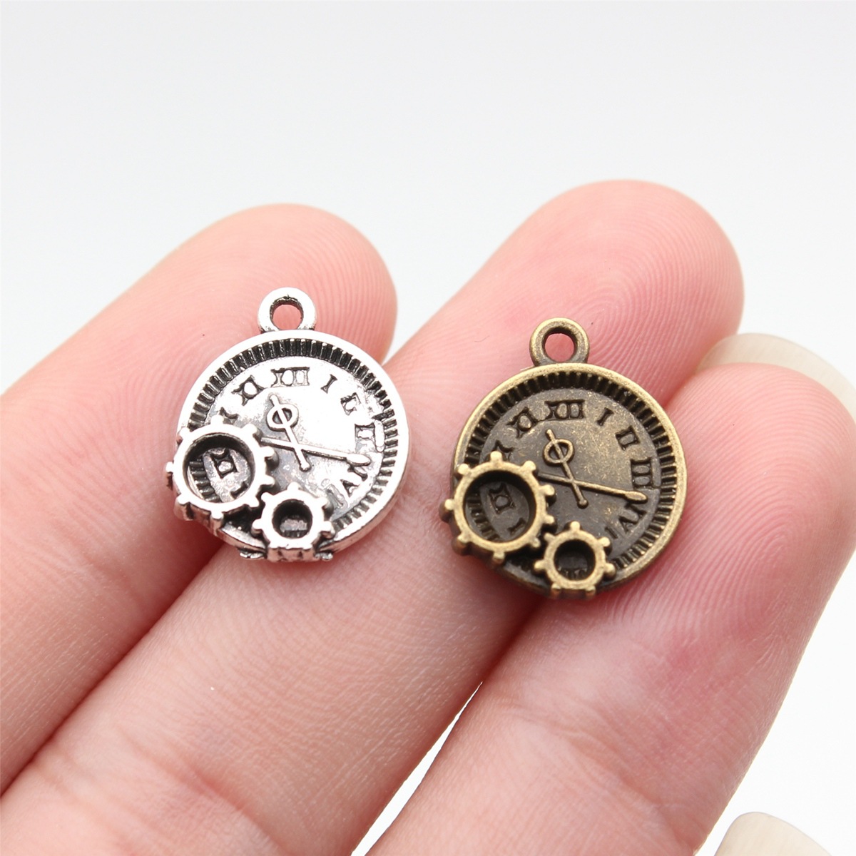 Vintage Fashion Theme - WYSIWYG 10 szt. 16x14mm 2 Kolory