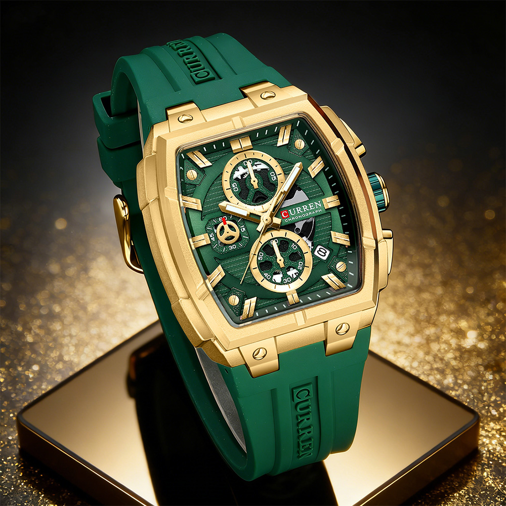 Vintage Fashion Watches - CURREN Luksusowy Zegarek Męski Vintage Sportowy