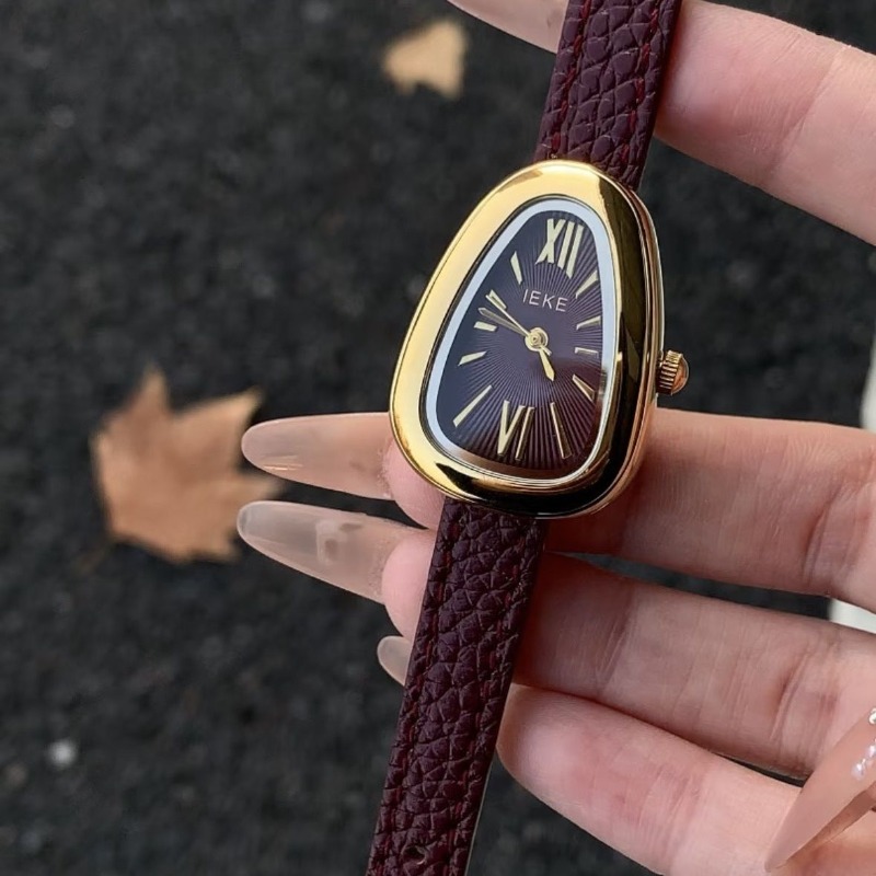 Vintage Fashion Watches - Zegarek LEKE Ankola Red Vintage Fashion