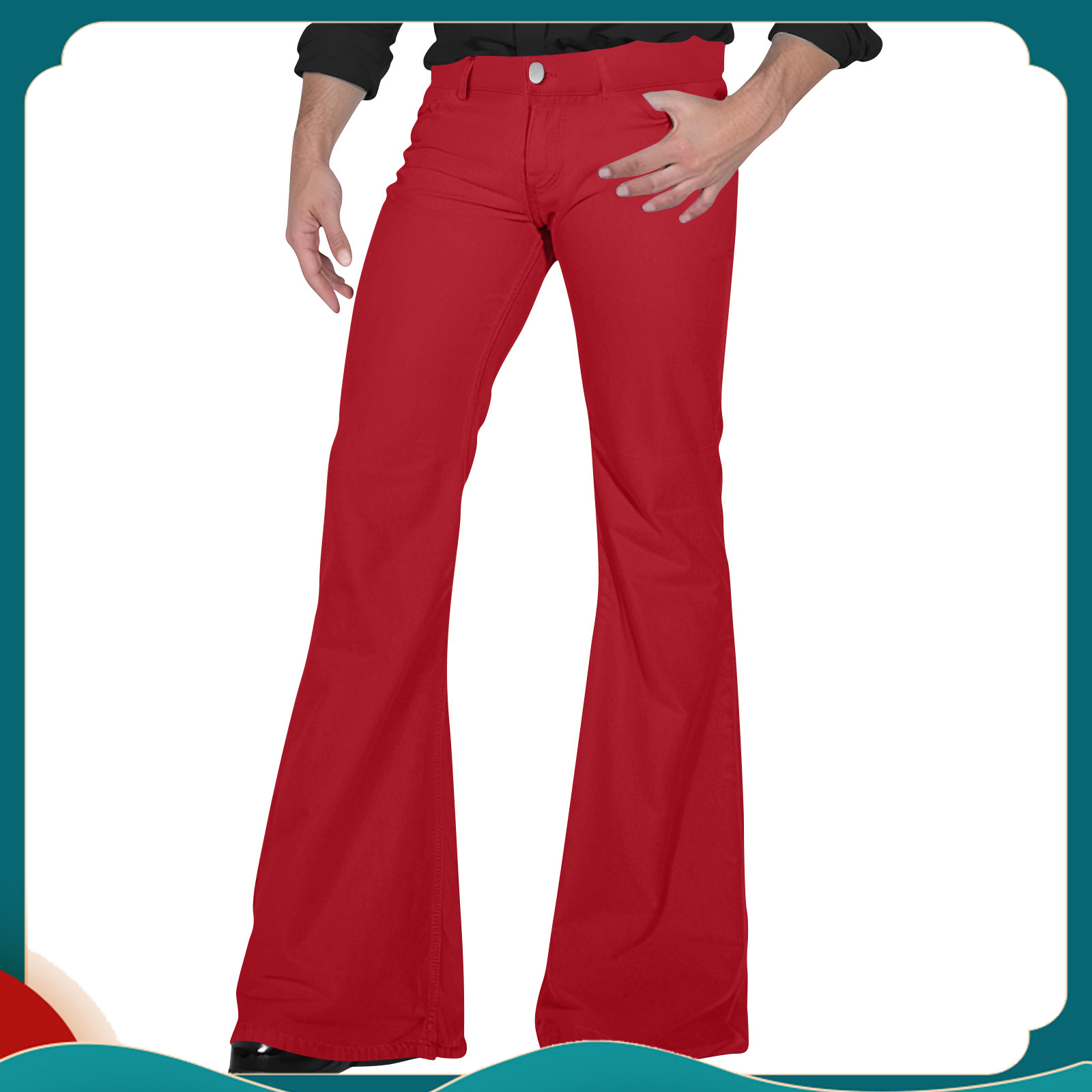 Retro Track Pant - Męskie spodnie retro rozkloszowane Stylowe spodnie