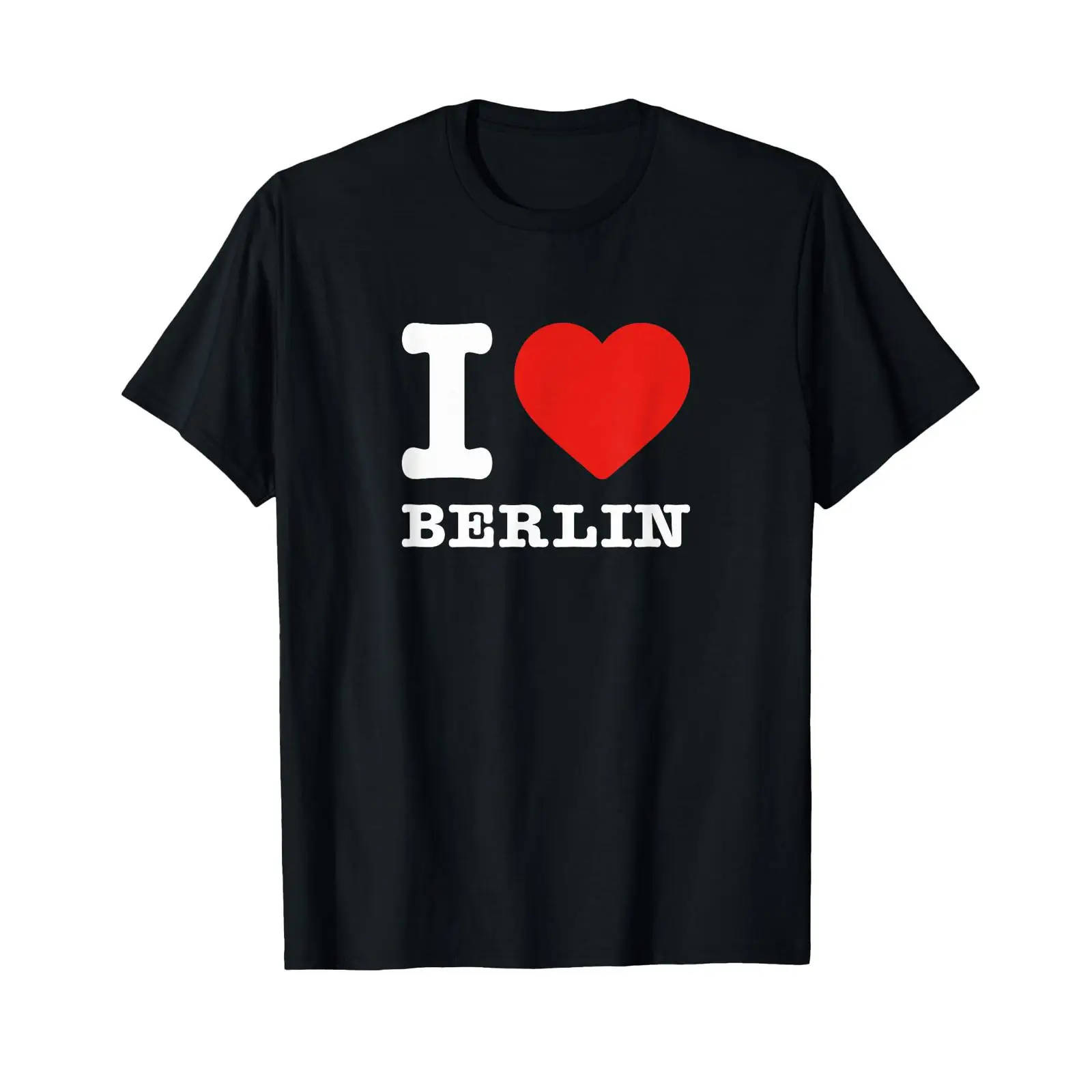 Vintage Fashion Berlin - Koszulka z napisem I Love Berlin,