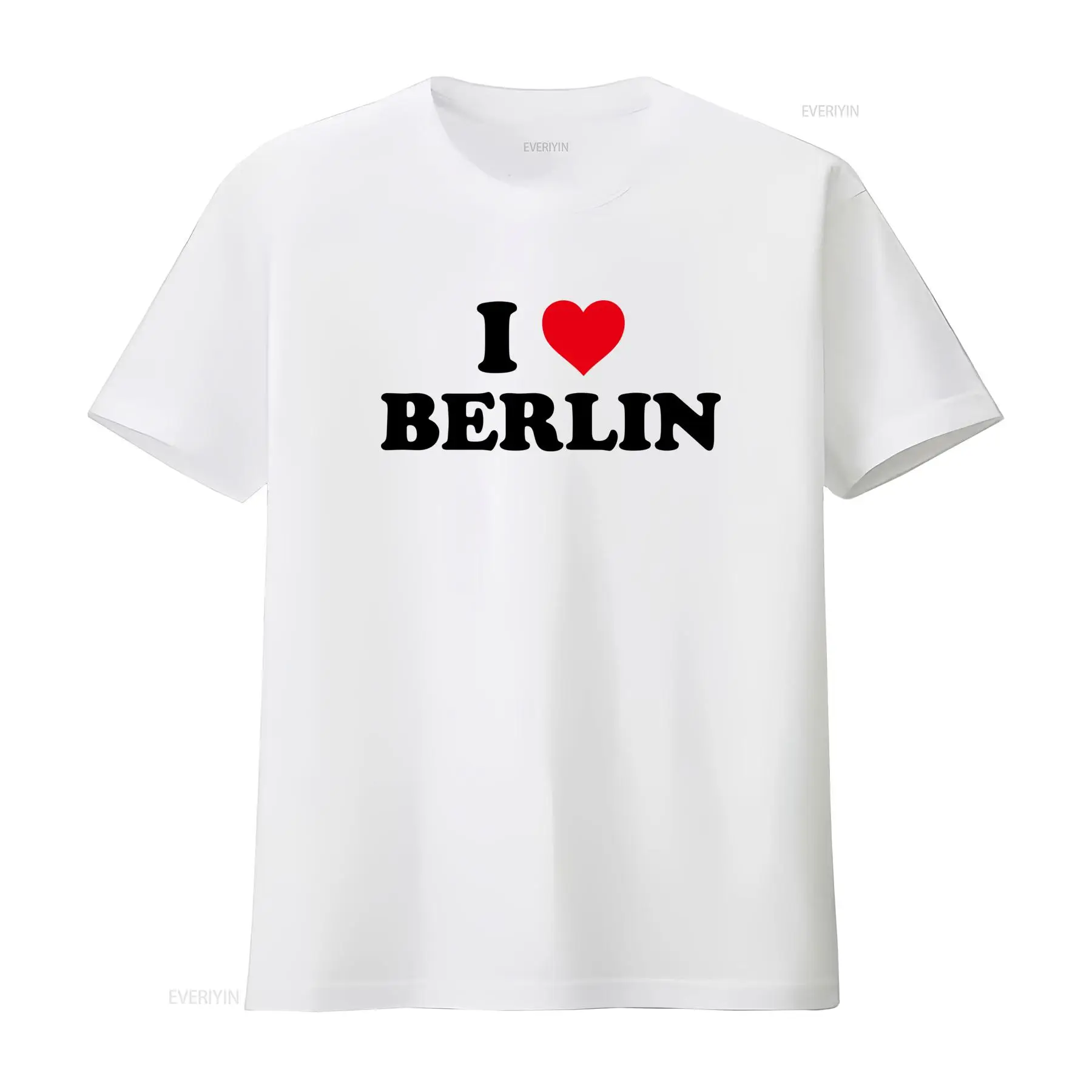 Vintage Fashion Berlin - Stylowa koszulka I Love Berlin dla