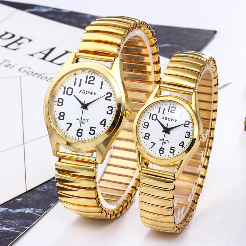 Vintage Fashion Watches - MAYZHISU Retro damski zegarek stalowy elastyczny