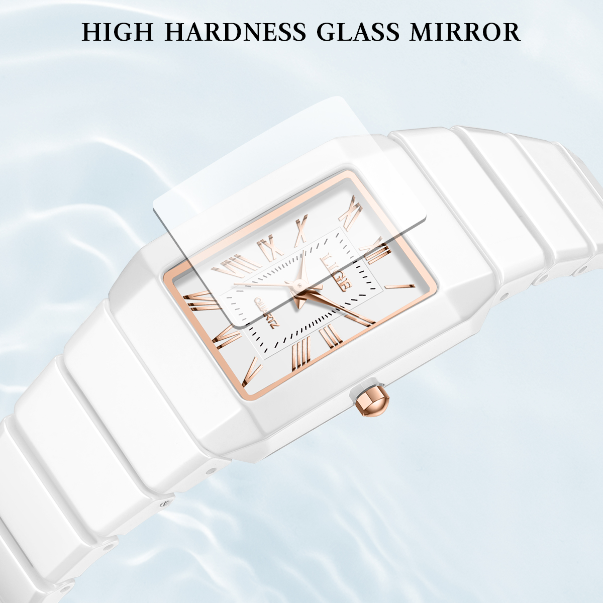 Zegarek damski LIGE, ceramiczn – Vintage Fashion Watches recenzja i cena