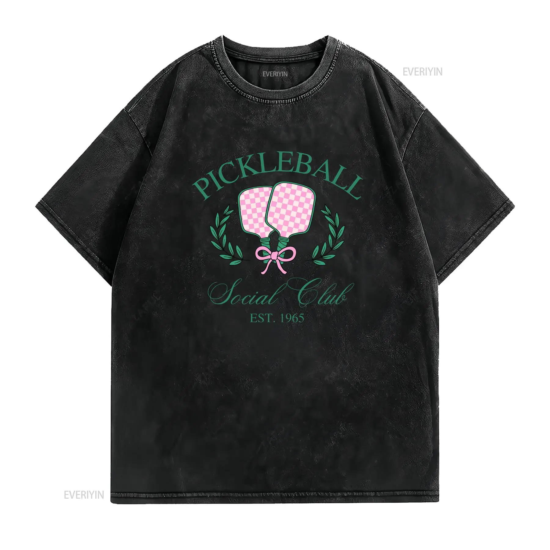 Koszulka do pickleballa Klub T – Vintage Fashion Old Money recenzja i cena