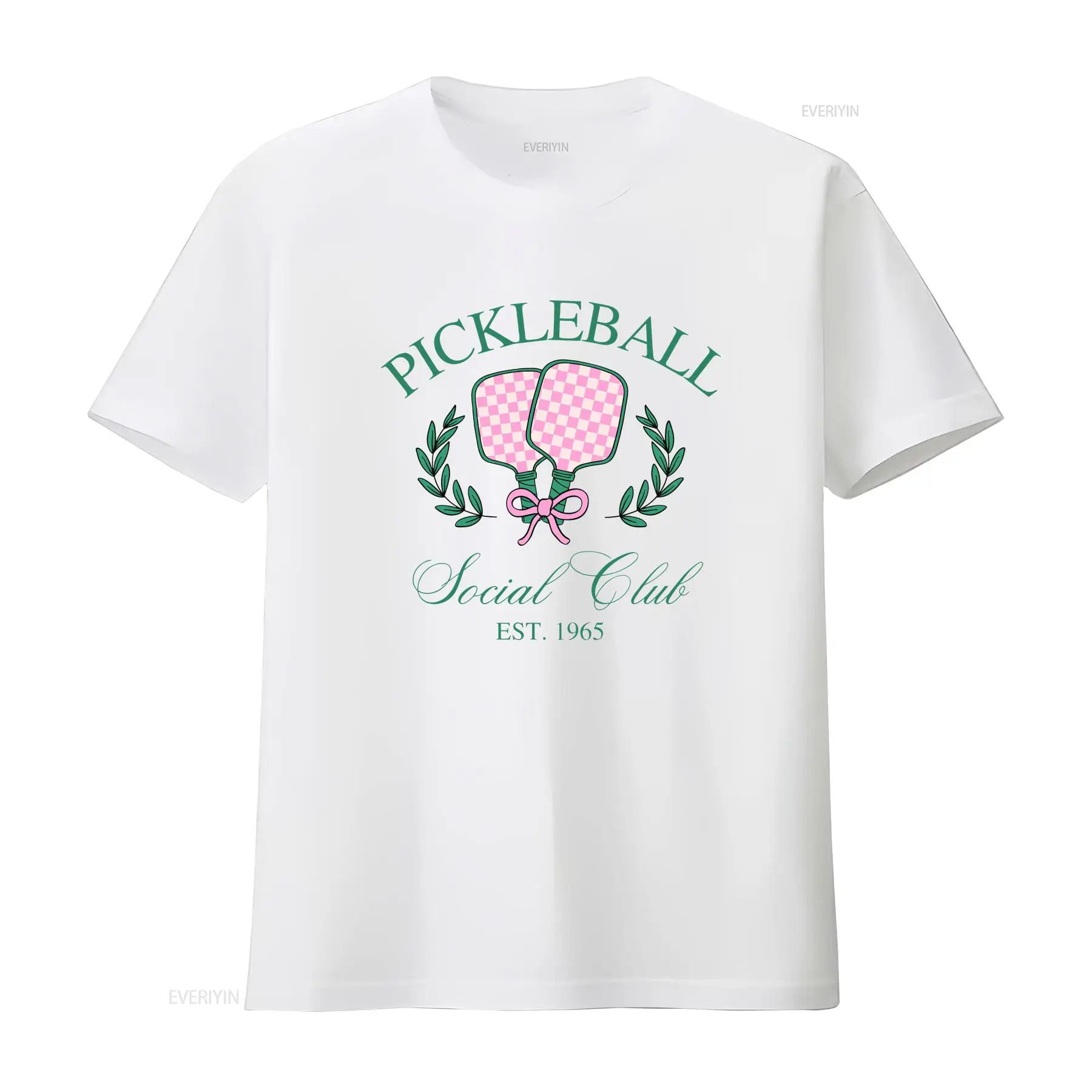 Koszulka do pickleballa Klub T – Vintage Fashion Old Money recenzja i cena