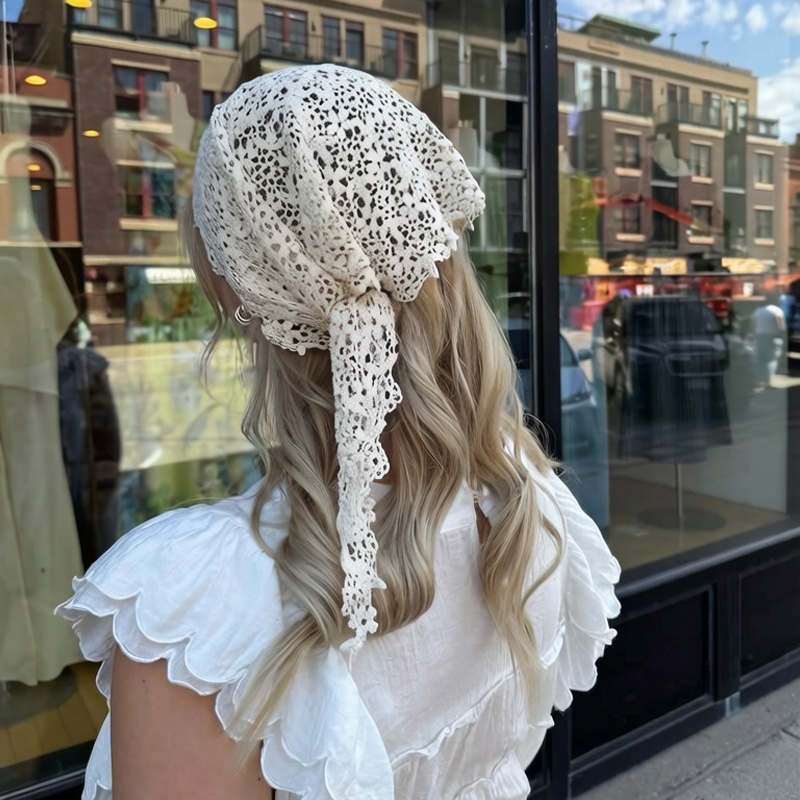 Szydełkowa koronkowa trójkątna – Vintage Fashion Looks recenzja i cena