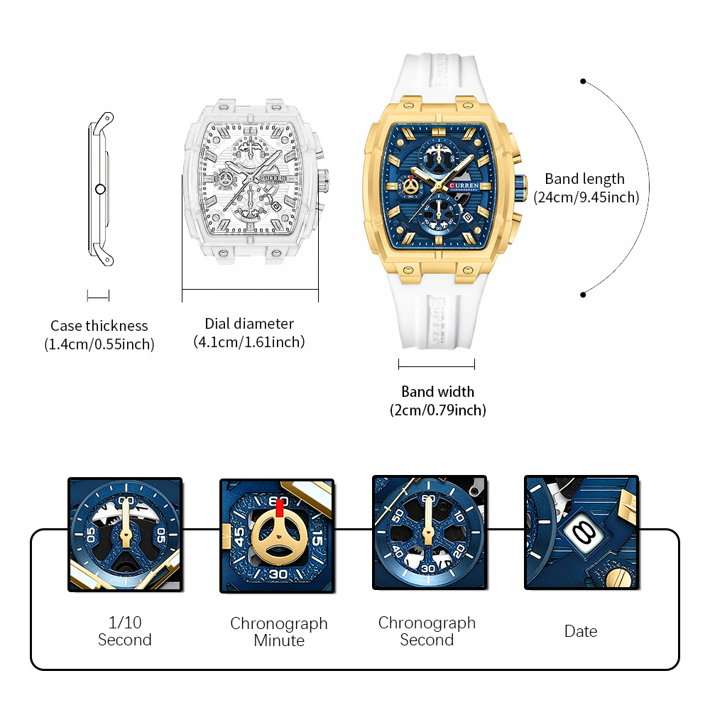 CURREN Luksusowy Zegarek Męski – Vintage Fashion Watches recenzja i cena