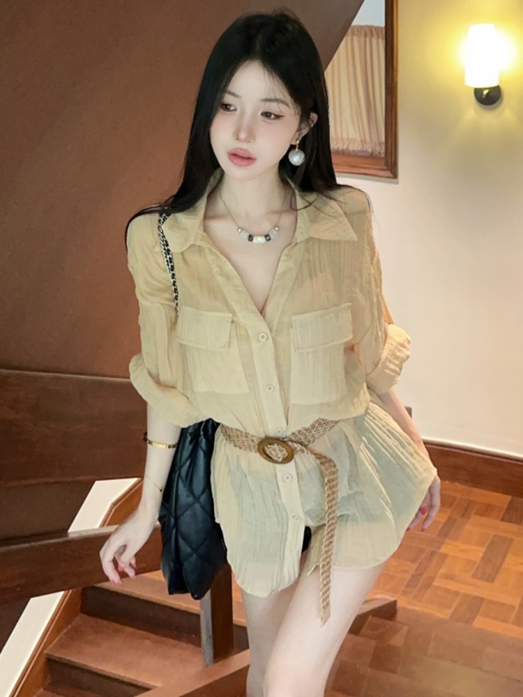Letnia nowa koszula w stylu vi – Vintage Fashion Old Money recenzja i cena