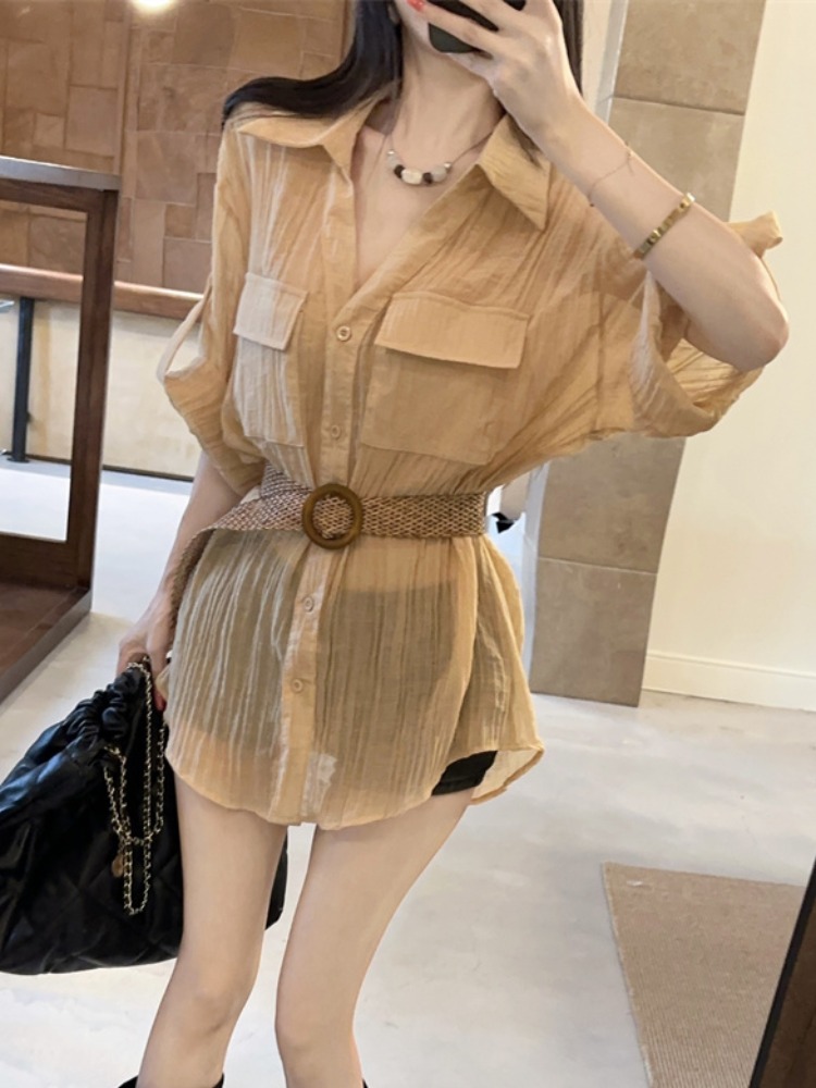 Letnia nowa koszula w stylu vi – Vintage Fashion Old Money recenzja i cena