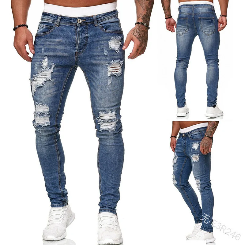 Podarte męskie jeansy dżinsowe – Retro Track Pant recenzja i cena