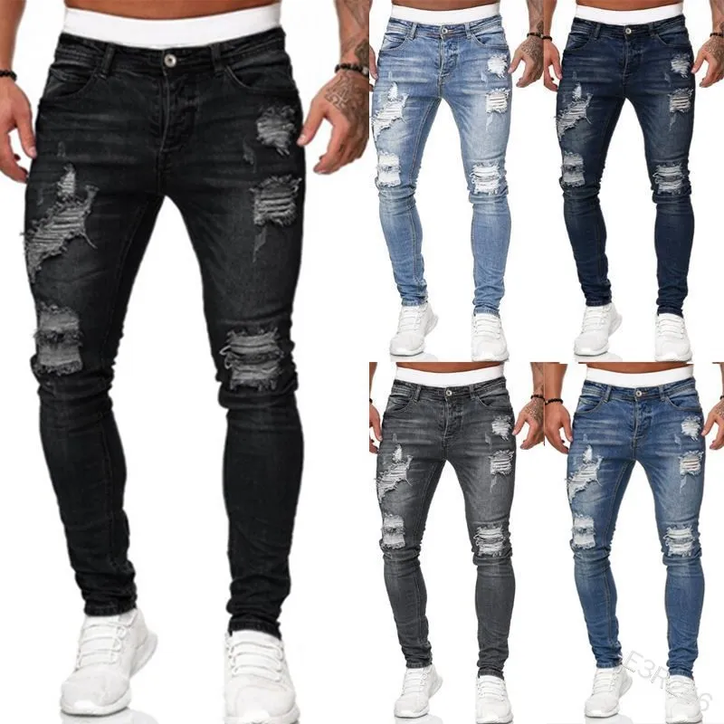 Podarte męskie jeansy dżinsowe – Retro Track Pant recenzja i cena