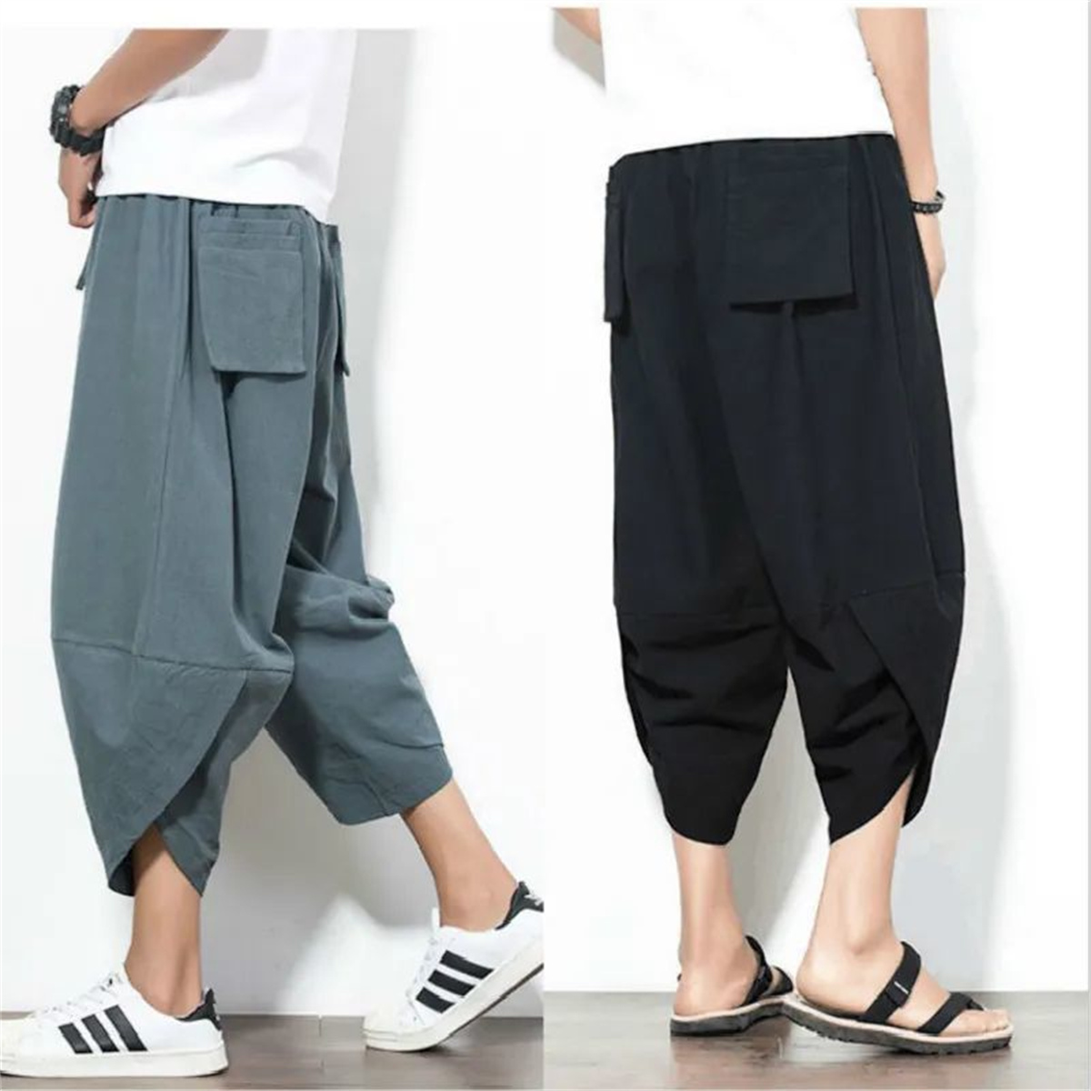 Męskie spodnie haremki baggy 4 – Retro Track Pant recenzja i cena