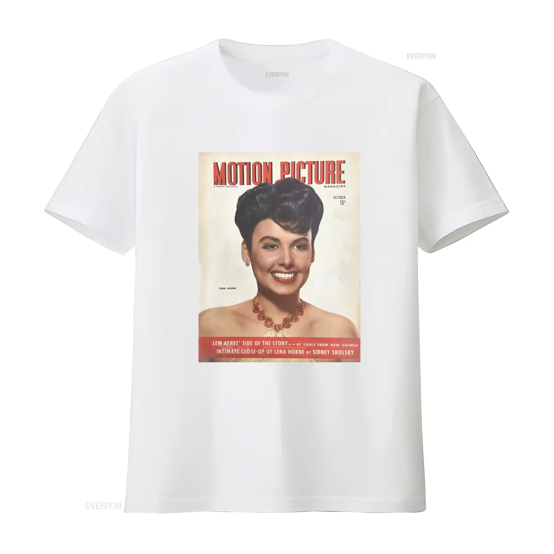 Koszulka casual z nadrukiem ok – Vintage Fashion Magazine Covers recenzja i cena