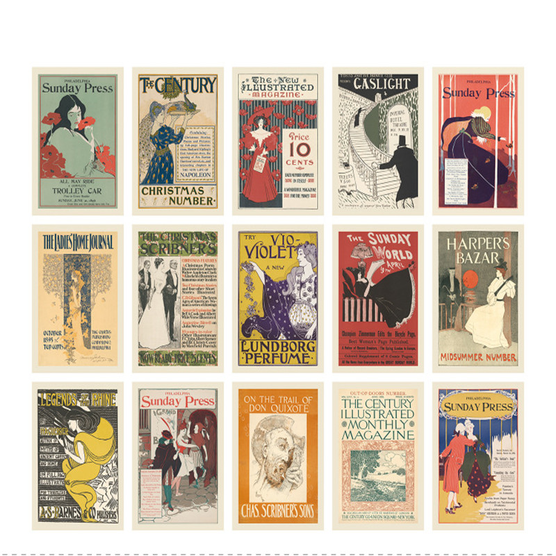 15-przykusowe pocztówki w styl – Vintage Fashion Magazine Covers recenzja i cena