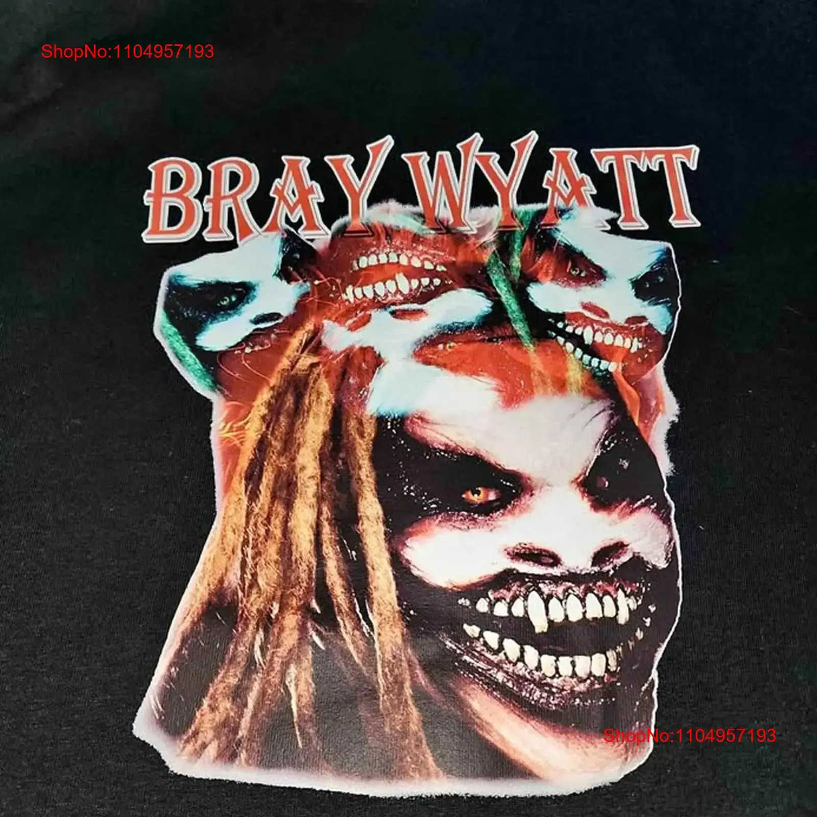 Bray Wyatt kolaż czarna koszul – Vintage Fashion Collage recenzja i cena